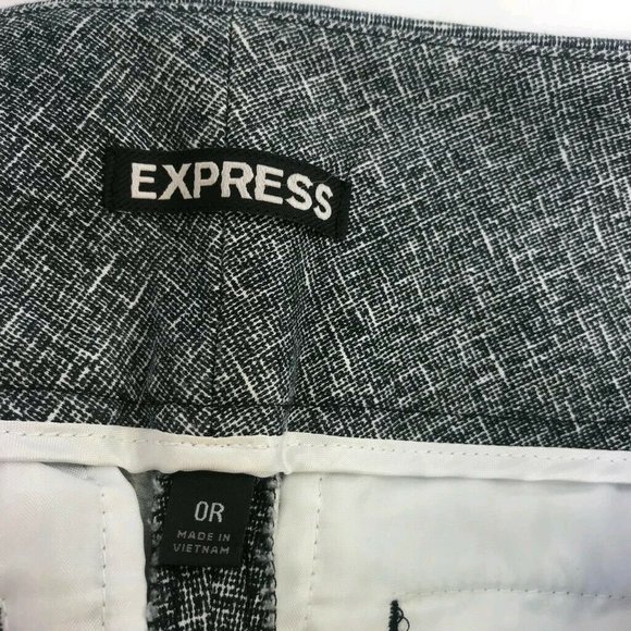 EXPRESS Black and White RN 55285 Dress Pants Sz.0R - Picture 6 of 8